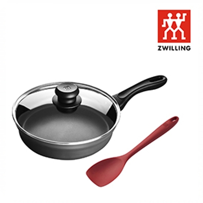 德國雙人26cm不沾單柄鍋+矽膠鍋鏟ML-26FP