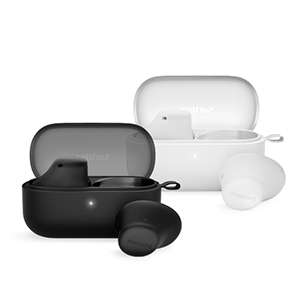 【Philips】舒適型AI通話降噪藍牙耳機 TAT2149(黑白隨機出貨)