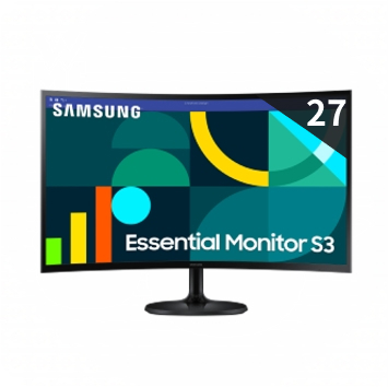 三星27吋曲面螢幕 S36GD，$0元帶回家