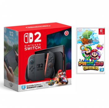 遊戲片圖為瑪利歐賽車+路易吉RPG兄弟齊航